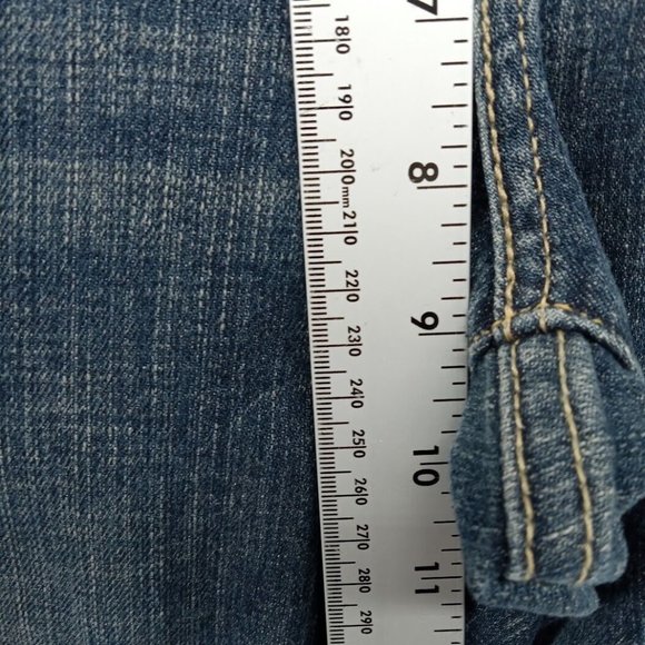 Levis Jeans Womens 30x30 10S Blue 529 Curvy Bootcut Whiskering‎ - Picture 4 of 10